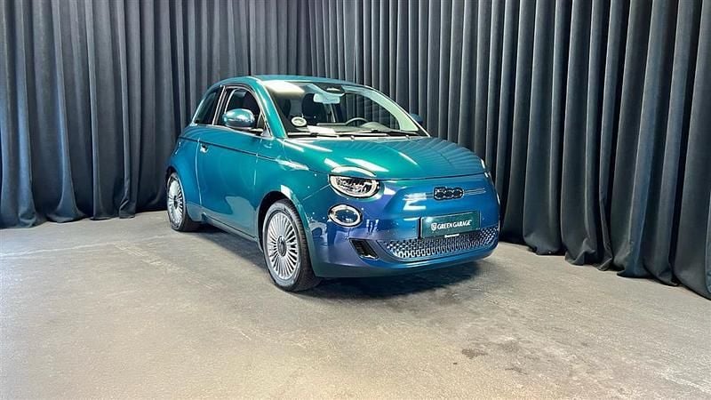 Ocean green Brugt 2023 Fiat 500e Hatchback | 129.900 kr. (Fair pris) - Billede 1/1