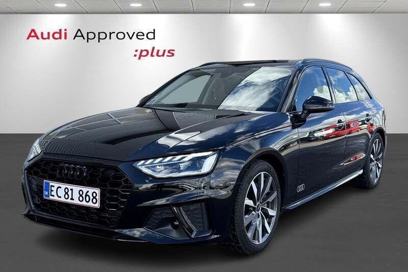 Sortmetal Brugt 2024 Audi A4 S-line plus Stationcar | 529.900 kr. - Billede 1/4