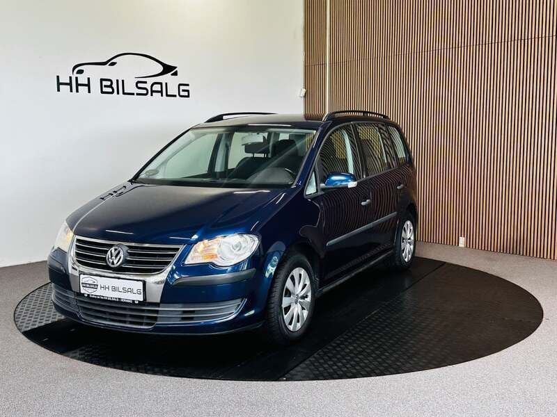 Blå Brugt 2007 VW Touran Highline MPV | 49.700 kr. (Fair pris) - Billede 1/4