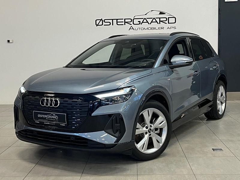 Blåmetal Brugt 2025 Audi Q4 e-tron S-Line SUV | 367.700 kr. (God pris) - Billede 1/4