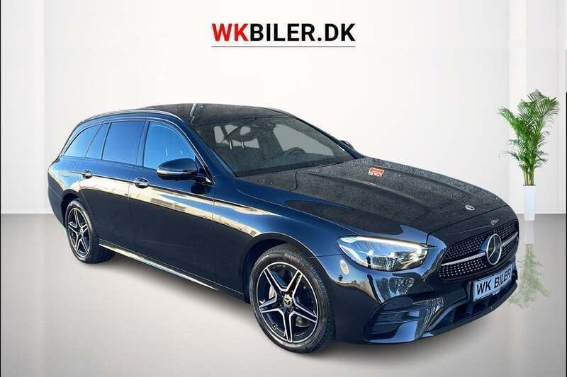 Sortmetal Brugt 2022 Mercedes E300 AMG line Sedan | 599.900 kr. - Billede 1/4