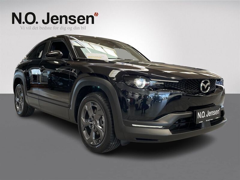 Farve ……………………………………………………………………. jet black Brugt 2023 Mazda MX30 Exclusive-Line SUV | 233.850 kr. - Billede 1/4