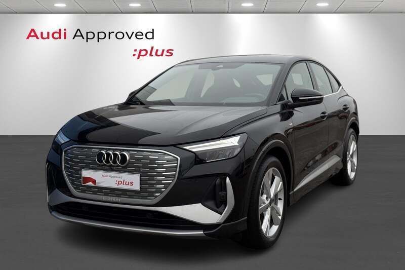 Sortmetal Brugt 2024 Audi Q4 Sportback e-tron Advanced SUV | 384.900 kr. - Billede 1/3