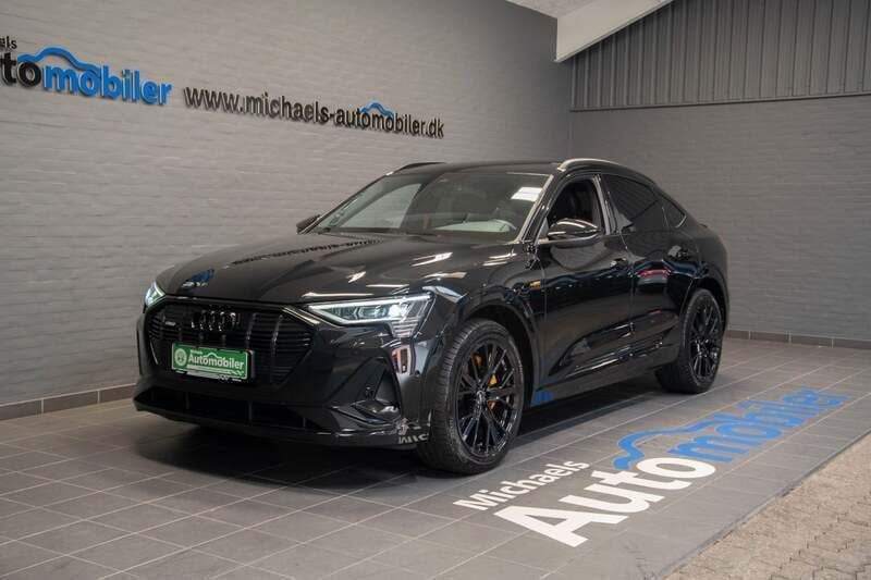 Sortmetal Brugt 2022 Audi e-tron Black Edition SUV | 474.900 kr. (God pris) - Billede 1/4