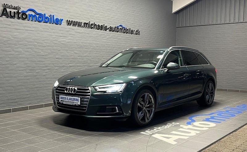 Grønmetal Brugt 2017 Audi A4 Sport Stationcar | 209.900 kr. (Dyr) - Billede 1/4
