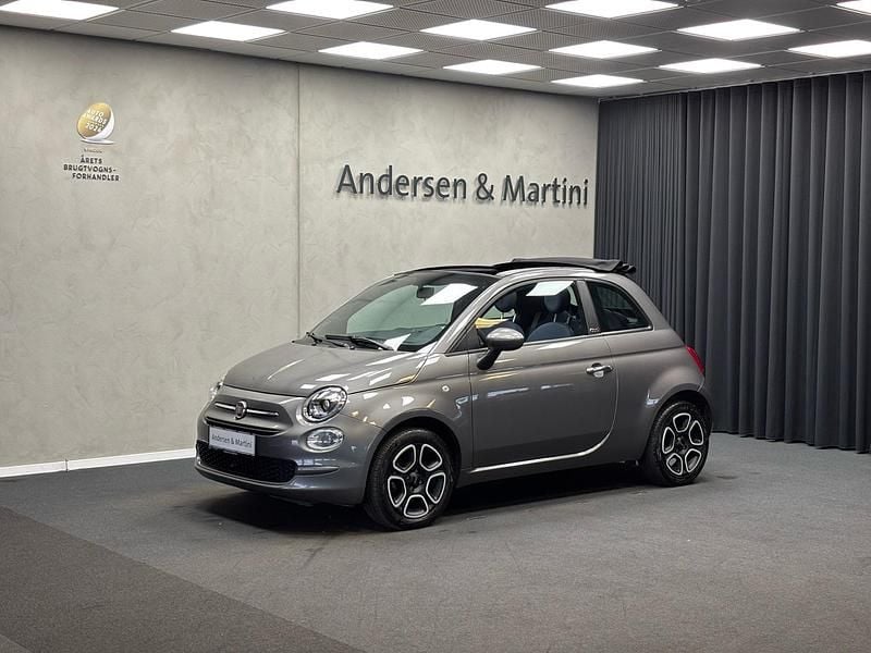 Grå Brugt 2022 Fiat 500C Club Cabriolet | 124.800 kr. (Fair pris) - Billede 1/4