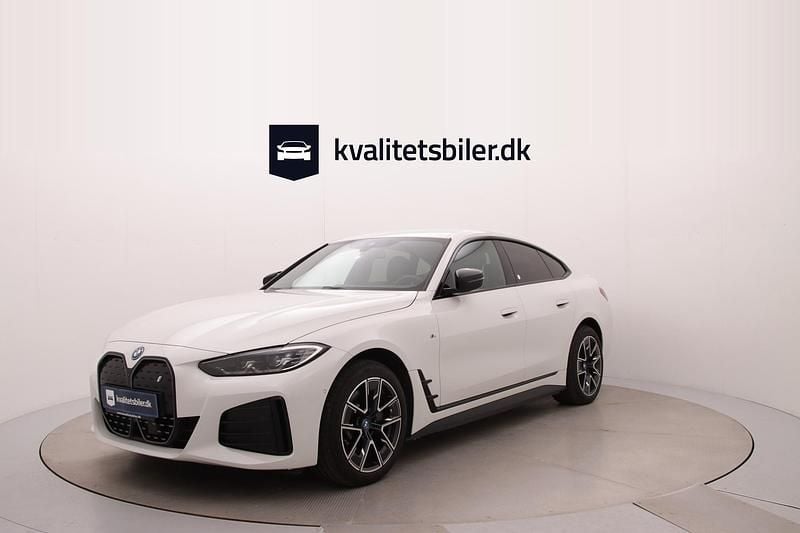 Hvid Brugt 2024 BMW i4 M Sport Sedan | 329.900 kr. (God pris) - Billede 1/4