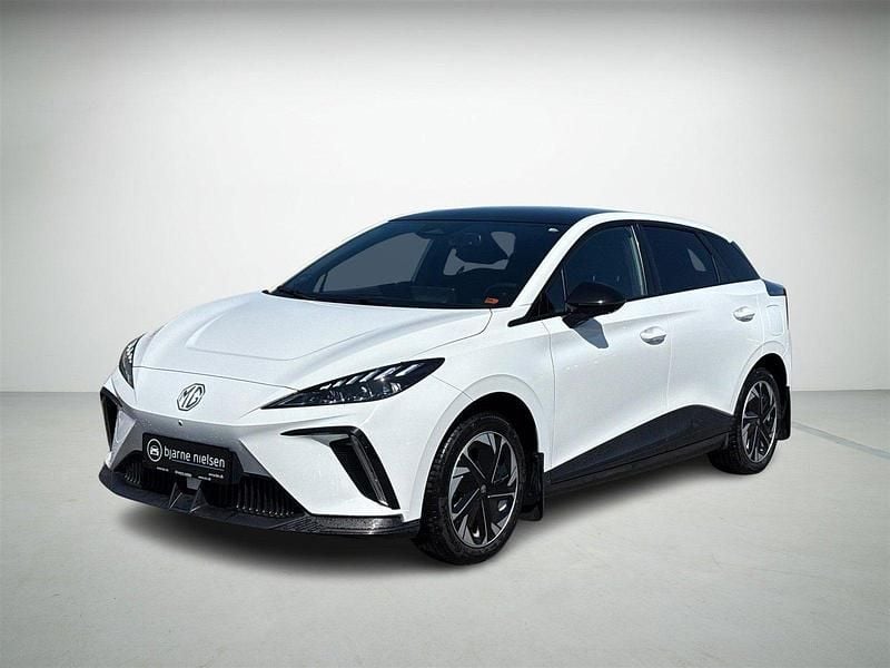 Hvid Ny 2025 MG MG4 EV Luxury Hatchback | 194.900 kr. (Fair pris) - Billede 1/4
