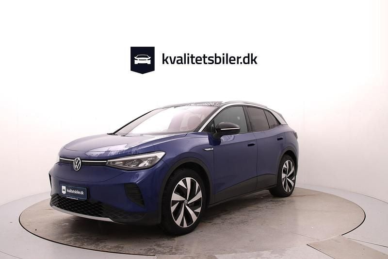 Blåmetal Brugt 2021 VW ID.4 Pro Performance SUV | 194.900 kr. (Super pris) - Billede 1/4
