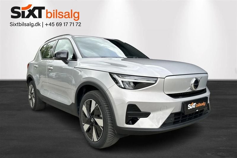Sølvmetal Brugt 2024 Volvo XC40 Plus SUV | 324.900 kr. (God pris) - Billede 1/4