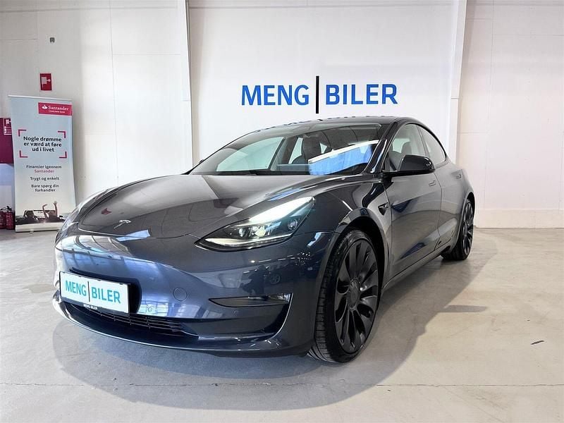 Brugt 2020 Tesla Model 3 Performance Sedan | 209.900 kr. (Fair pris) - Billede 1/4