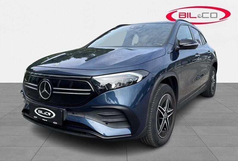 Denim blue Brugt 2021 Mercedes EQA250 AMG line SUV | 265.000 kr. (Fair pris) - Billede 1/4