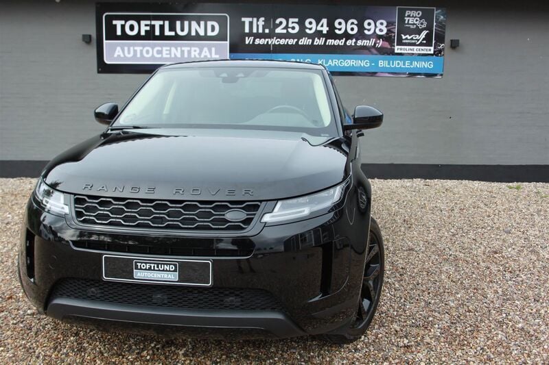 Sort Brugt 2020 Land Rover Range Rover evoque SE SUV | 474.900 kr. - Billede 1/4