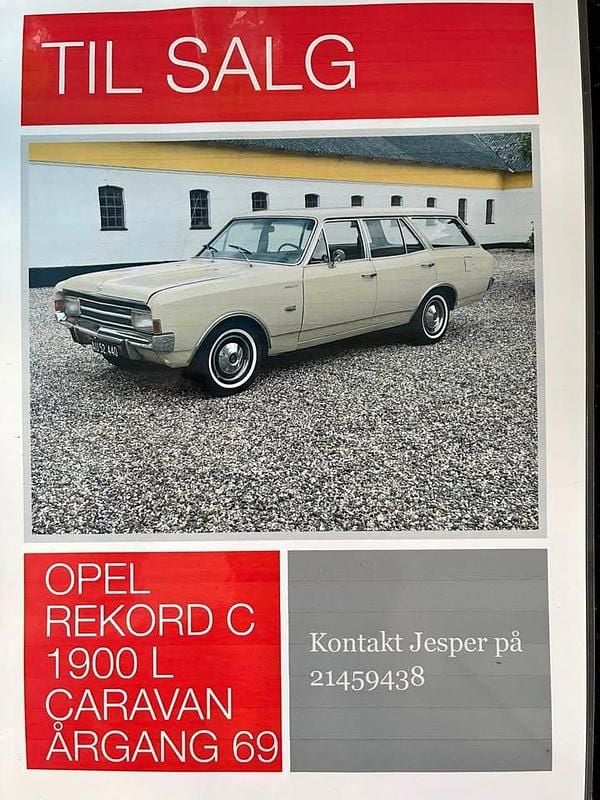 Brugt 1969 Opel Rekord Stationcar | 49.500 kr. - Billede 1/4