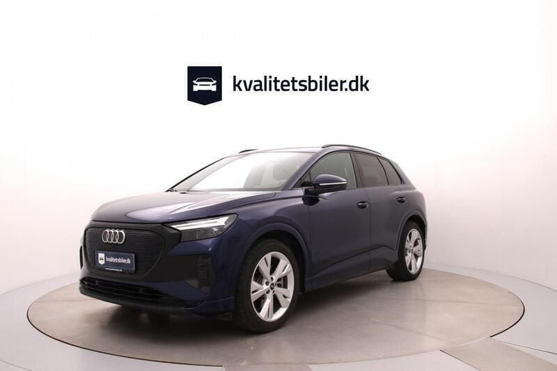 Blåmetal Brugt 2022 Audi Q4 e-tron Advanced Plus SUV | 239.900 kr. (God pris) - Billede 1/4
