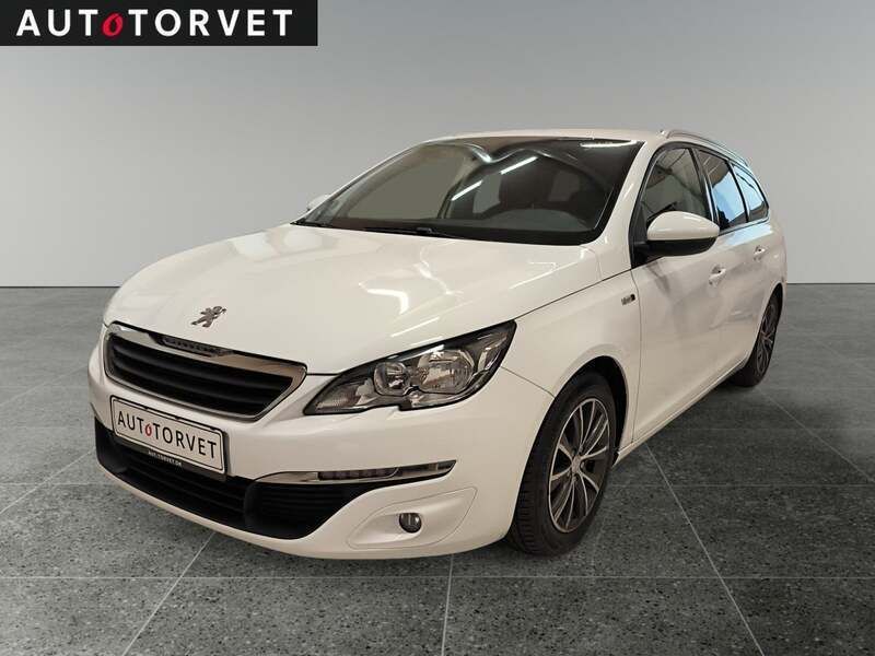 Hvid Brugt 2016 Peugeot 308 Style Stationcar | 69.700 kr. (God pris) - Billede 1/4