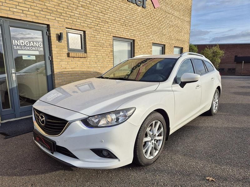 Perlemorshvid Brugt 2014 Mazda 6 Stationcar | 99.900 kr. (Lidt for dyr) - Billede 1/3