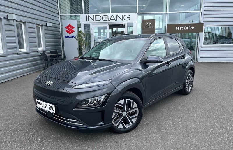 Dark knight mettalic Brugt 2021 Hyundai Kona Trend SUV | 174.900 kr. (Fair pris) - Billede 1/4