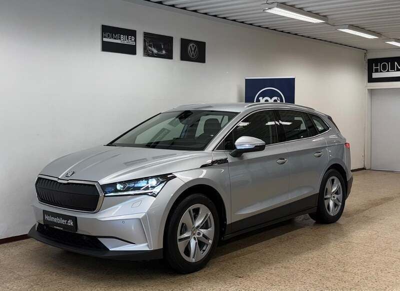 Sølvmetal Brugt 2022 Skoda Enyaq iV Loft SUV | 244.900 kr. (Super pris) - Billede 1/4