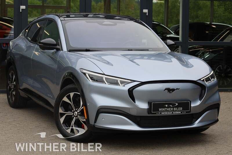 Sølvmetal Brugt 2023 Ford Mustang Mach-E Premium SUV | 299.900 kr. (Fair pris) - Billede 1/4