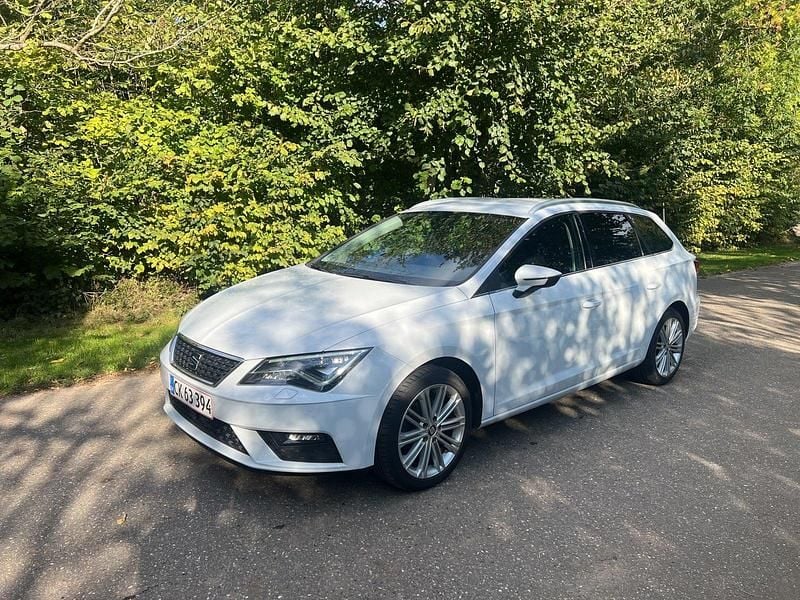 Hvid Brugt 2019 Seat Leon ST XCELLENCE Stationcar | 149.900 kr. (Fair pris) - Billede 1/4