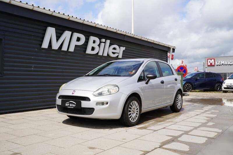 Sølvmetal Brugt 2012 Fiat Punto Evo Life Hatchback | 24.900 kr. (God pris) - Billede 1/4