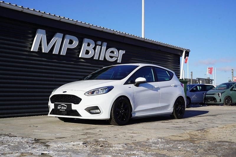 Hvid Brugt 2019 Ford Fiesta ST-Line Hatchback | 119.700 kr. (Fair pris) - Billede 1/4