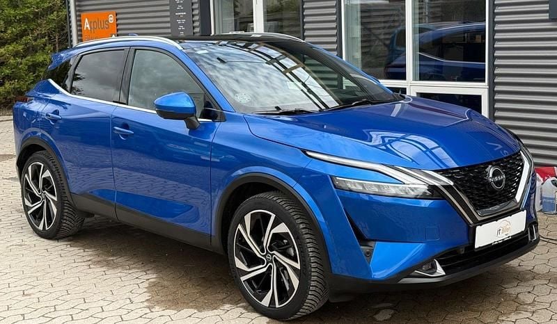 Blåmetal Brugt 2023 Nissan Qashqai Tekna+ SUV | 299.900 kr. (Fair pris) - Billede 1/4