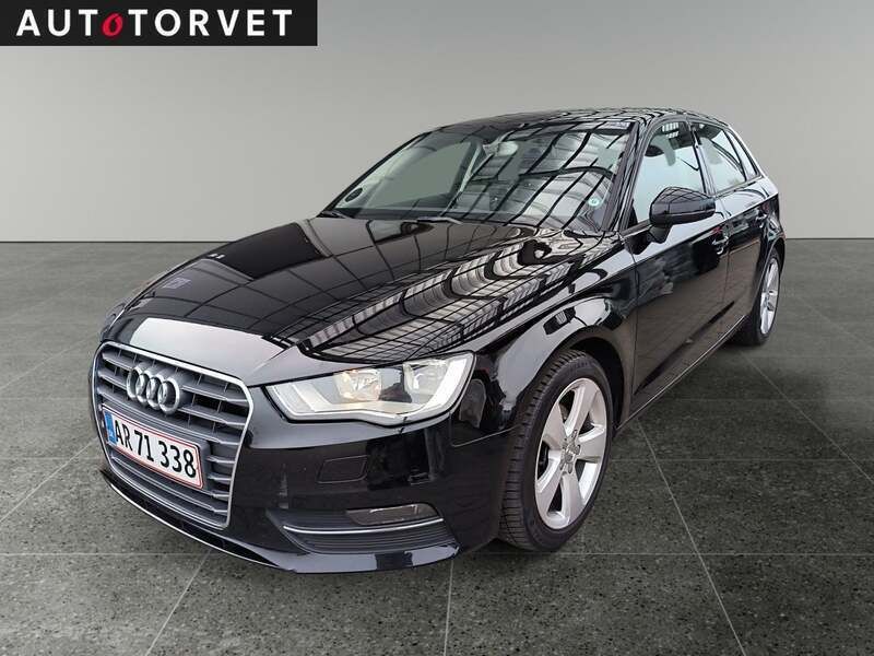 Sort Brugt 2014 Audi A3 Sportback Sport Hatchback | 99.700 kr. (Fair pris) - Billede 1/4