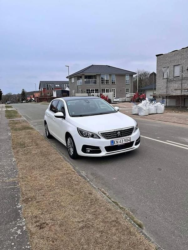 Brugt Peugeot 308 130 HK (95 kW) 2019 Hvid Hatchback