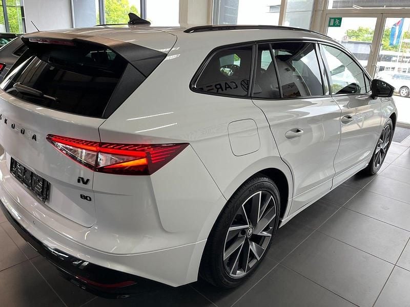 Brugt Skoda Enyaq iV SportLine 150 kW (204 HK) 2022 Hvid SUV