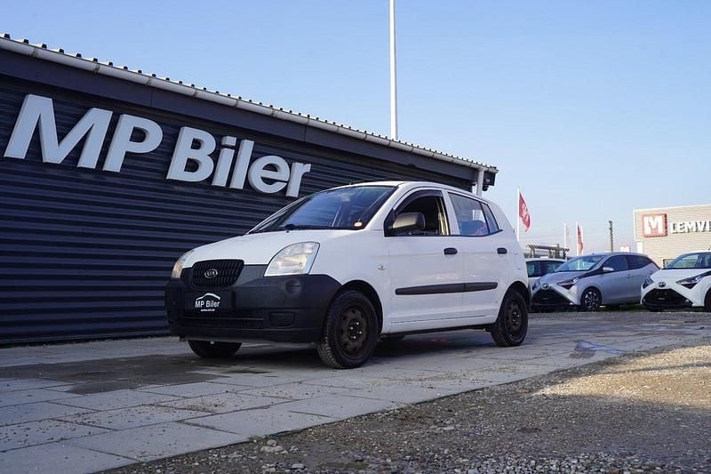 Hvid Brugt 2005 Kia Picanto LX Hatchback | 19.900 kr. (Fair pris) - Billede 1/4