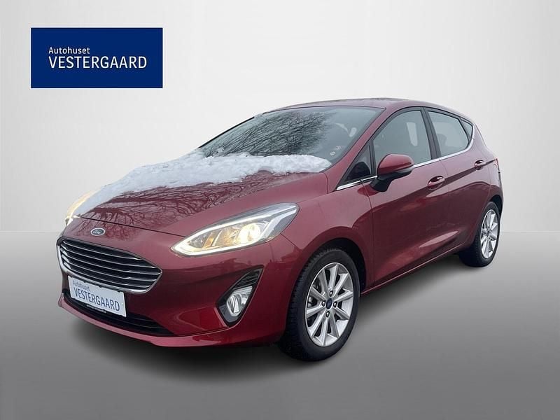 Rød Brugt 2019 Ford Fiesta Titanium Hatchback | 118.900 kr. (Fair pris) - Billede 1/4