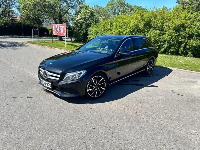 Sortmetal Brugt 2015 Mercedes C220 AMG line Stationcar | 169.900 kr. (Fair pris) - Billede 1/3
