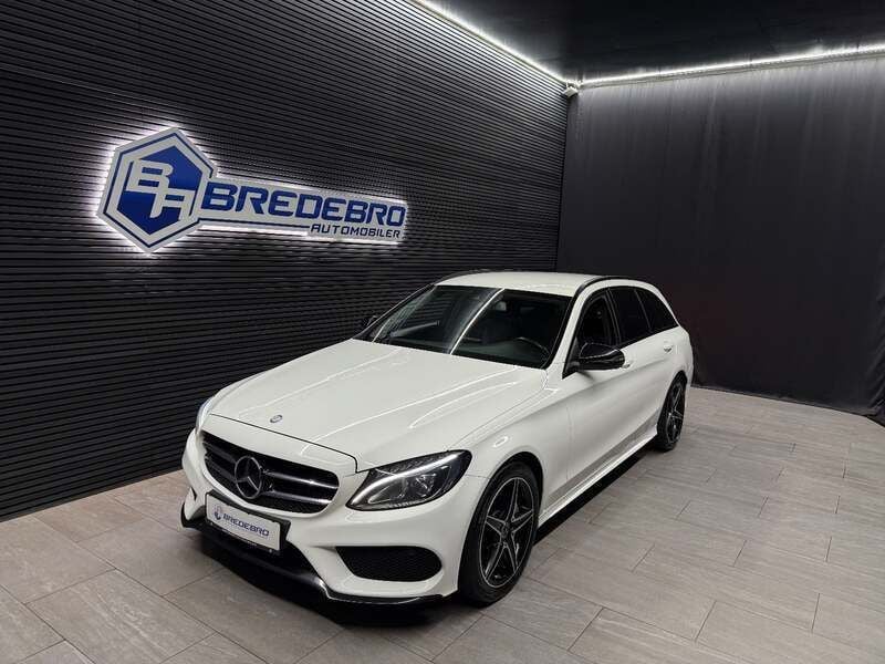 Brunmetal Brugt 2017 Mercedes C220 AMG line Stationcar | 164.500 kr. (Fair pris) - Billede 1/4