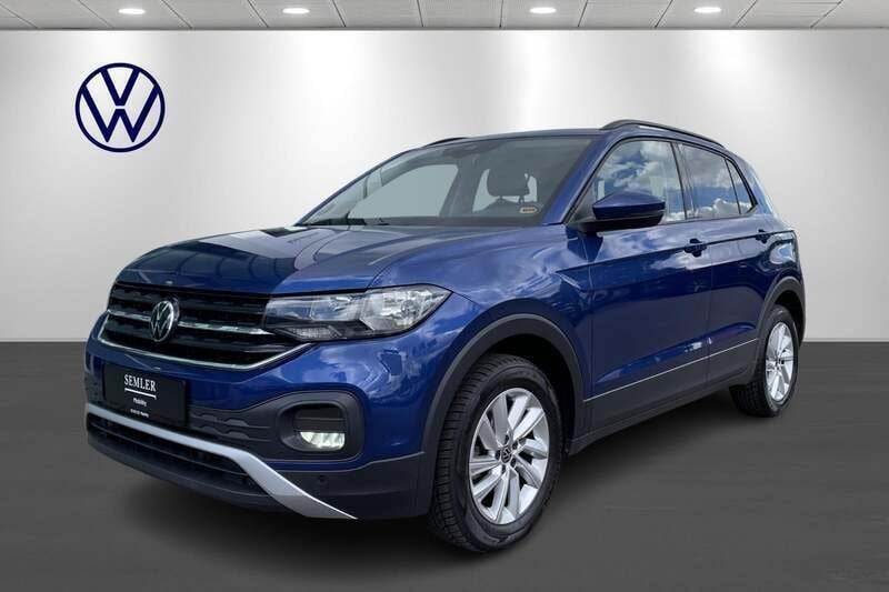 Blåmetal Brugt 2022 VW T-Cross Life SUV | 219.900 kr. (God pris) - Billede 1/4