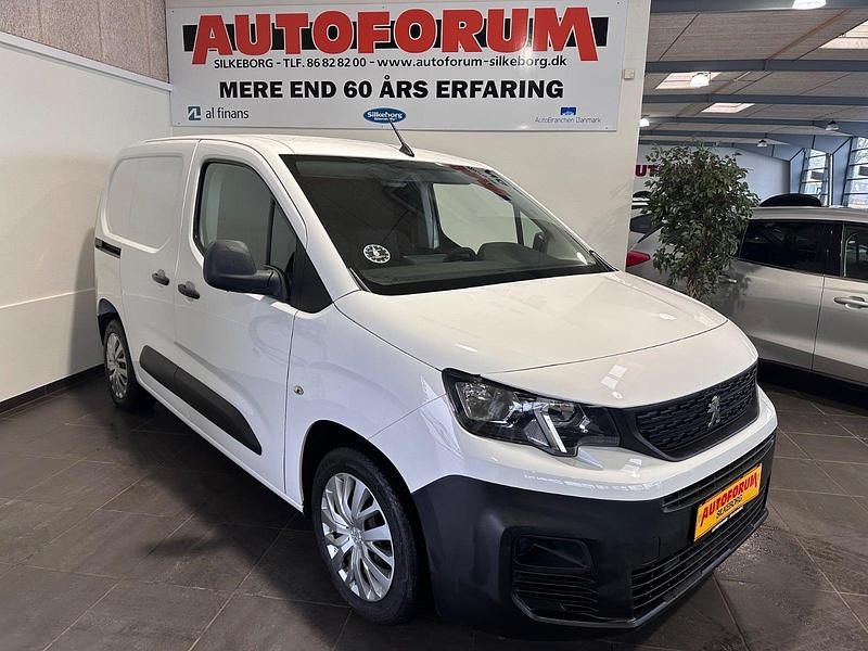 Hvid Brugt 2019 Peugeot Partner MPV | 79.900 kr. - Billede 1/4