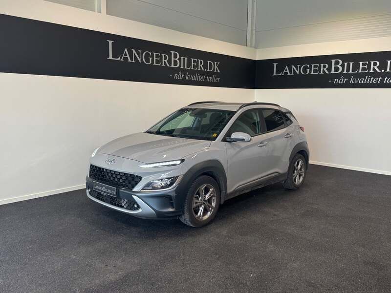 Grå Brugt 2023 Hyundai Kona Advanced SUV | 219.500 kr. (God pris) - Billede 1/4