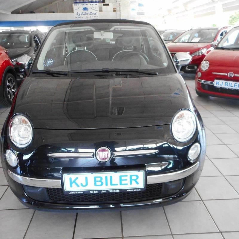 Brugt 2014 Fiat 500C Lounge Cabriolet | 79.800 kr. (Dyr) - Billede 1/4