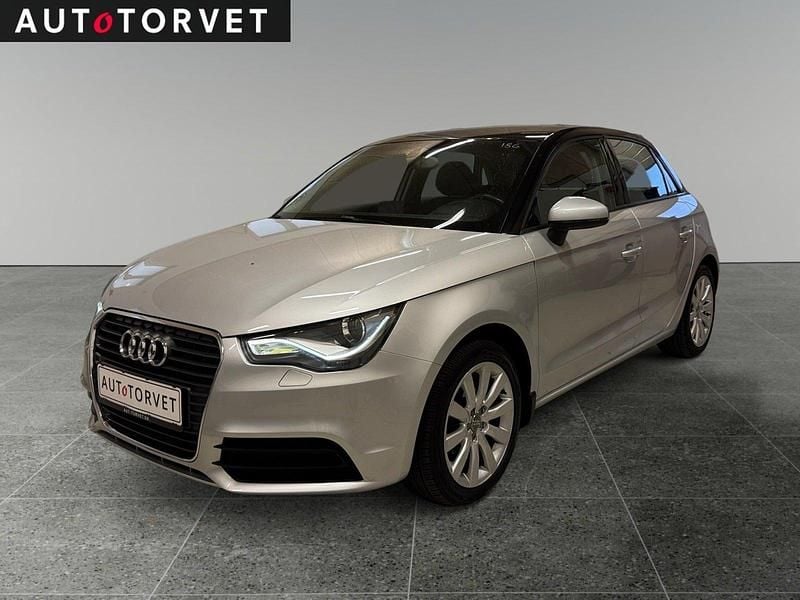 Sølvmetal Brugt 2013 Audi A1 Sportback Ambition Hatchback | 79.700 kr. (God pris) - Billede 1/4