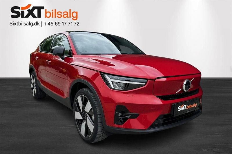 Fusion red Brugt 2023 Volvo C40 Ultimate SUV | 284.900 kr. (Fair pris) - Billede 1/4