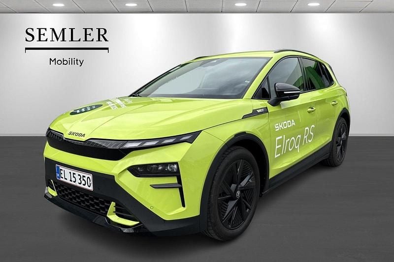 Lysgrønmetal Ny 2025 Skoda Elroq RS SUV | 384.900 kr. (Fair pris) - Billede 1/4