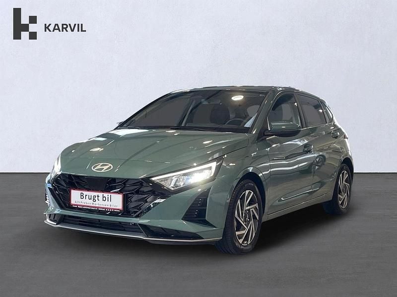 Mangrove green pearl Brugt 2024 Hyundai i20 Advanced Hatchback | 214.900 kr. (Dyr) - Billede 1/4
