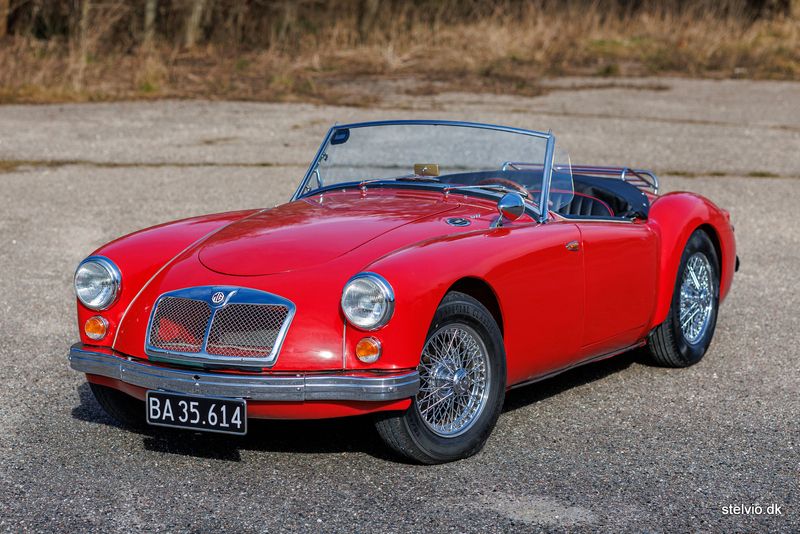 Brugt MG 1600 72 HK (52 kW) 1960 Rød Cabriolet