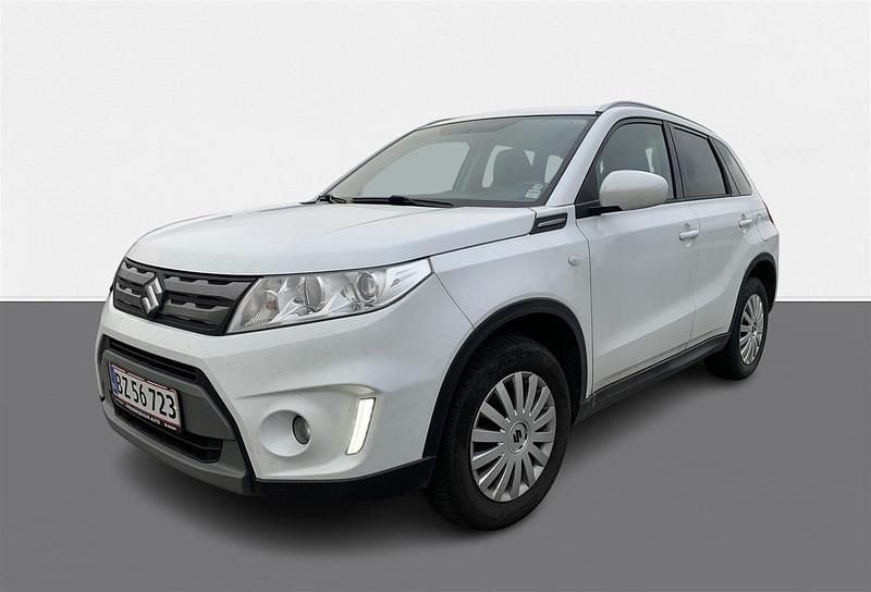 Hvid Brugt 2018 Suzuki Vitara Active SUV | 154.380 kr. (Lidt for dyr) - Billede 1/4