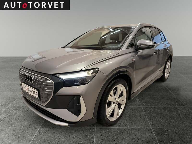 Gråmetal Brugt 2022 Audi Q4 e-tron S-Line SUV | 269.700 kr. (Super pris) - Billede 1/4