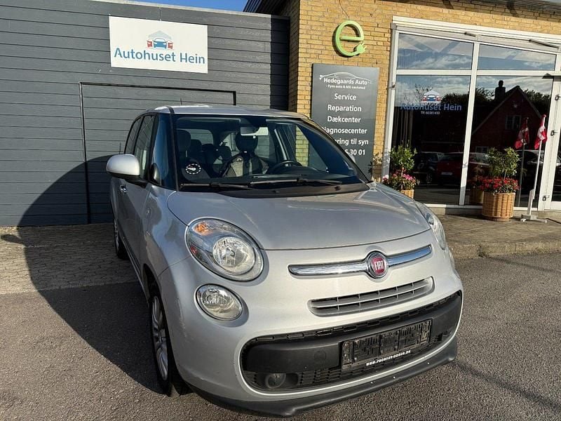 Sølvmetal Brugt 2015 Fiat 500L Living MPV | 69.800 kr. (God pris) - Billede 1/4