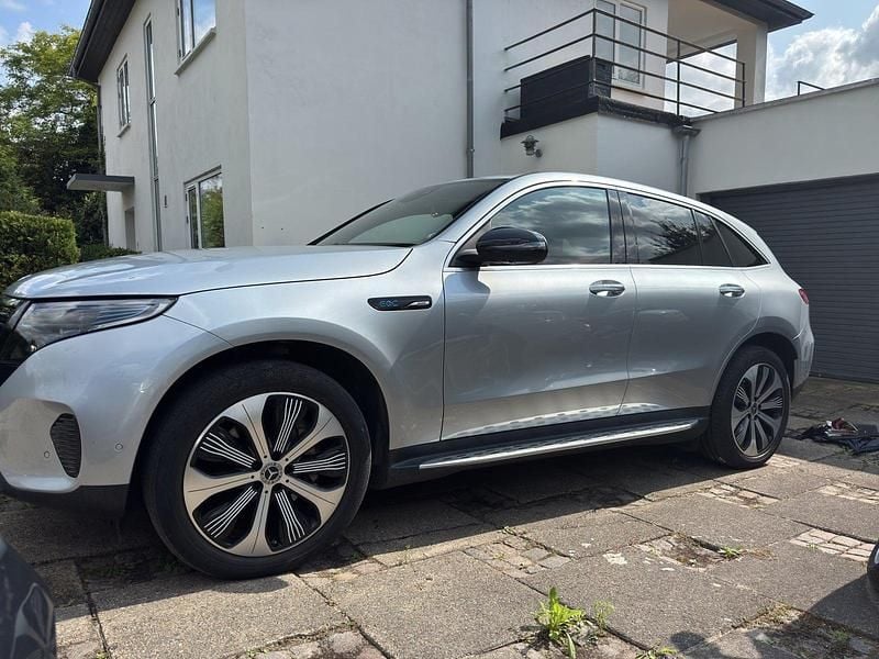 Sølvmetal Brugt 2019 Mercedes EQC400 Edition 1 SUV | 309.900 kr. (Super pris) - Billede 1/4