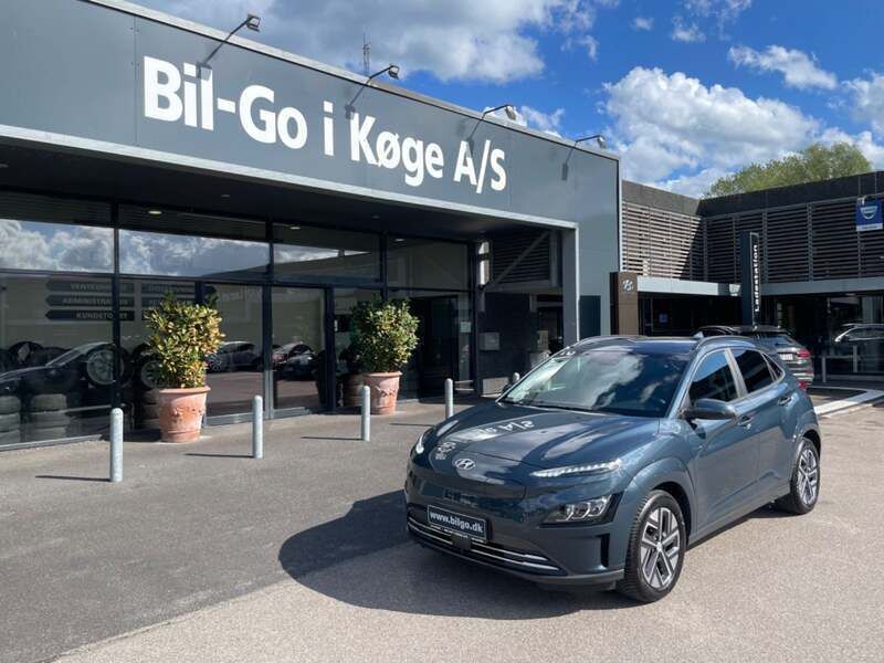 Blåmetal Brugt 2022 Hyundai Kona Advanced SUV | 194.900 kr. (Fair pris) - Billede 1/4