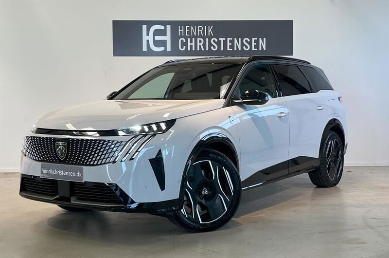 Hvid okenite Ny 2025 Peugeot e-5008 GT SUV | 409.900 kr. (Fair pris) - Billede 1/4